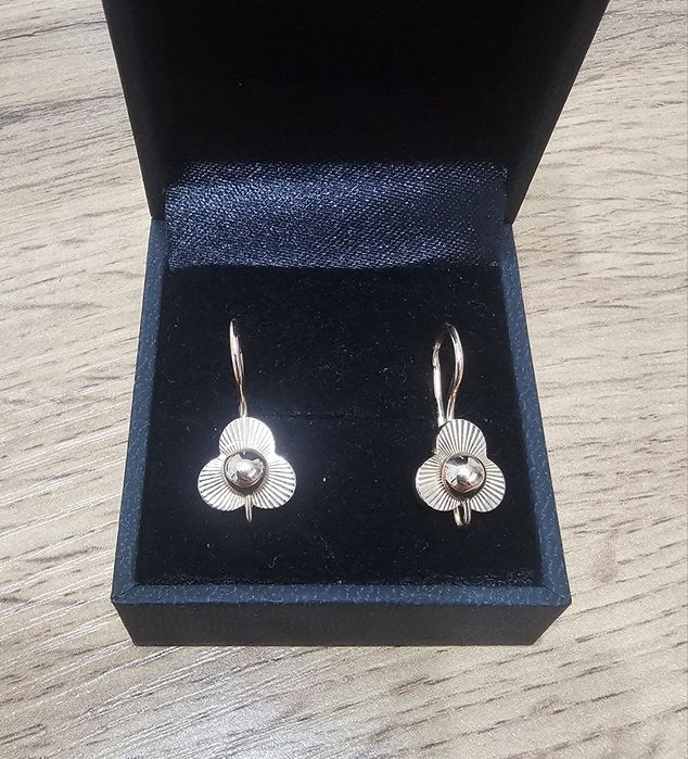 Золотые серьги СССР, 583 проба