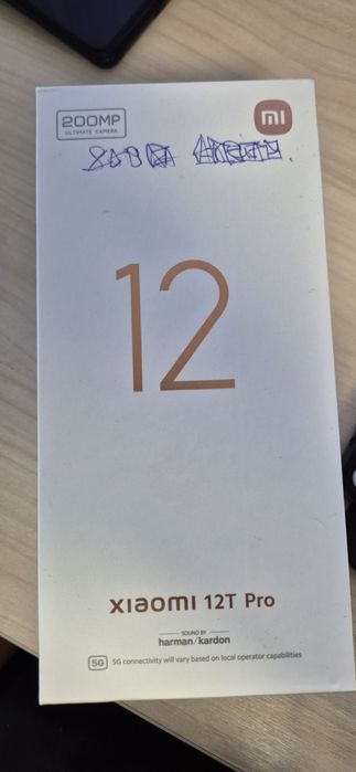 Telefon Xiaomi Mi 12T Pro, 5G, 12GB RAM, 256GB Memorie Interna