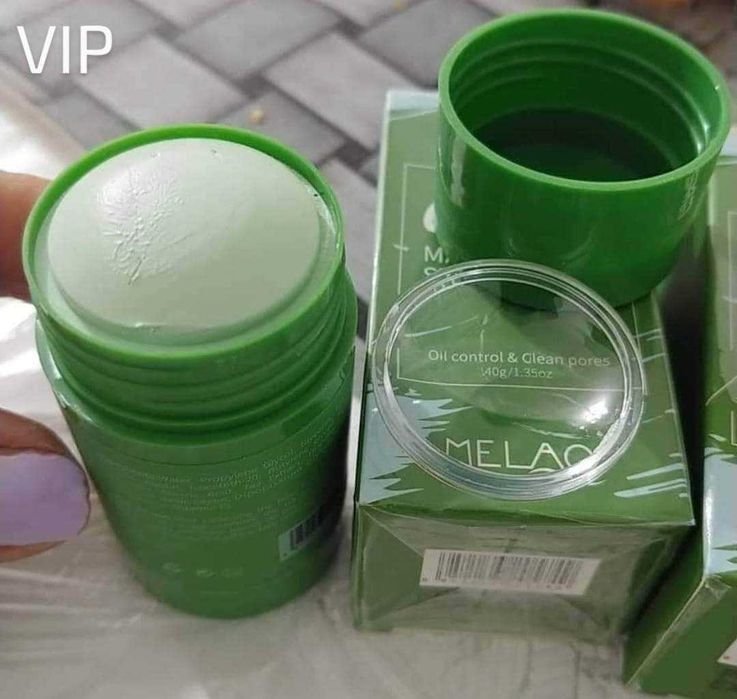 Зелена маска за лице