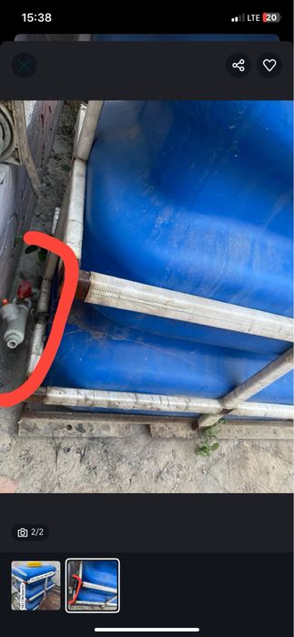 Бачок для вода 750Л