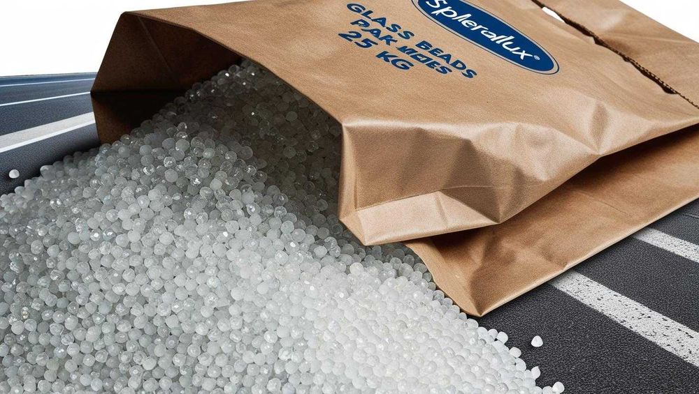 Стеклянные бусины для разметки дорог