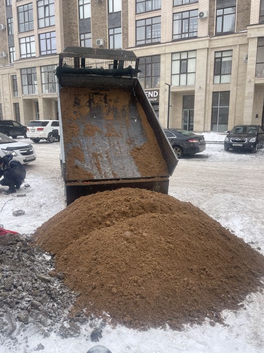Шебень балласт песок отсев уголь шлам доставка грузоперевозки