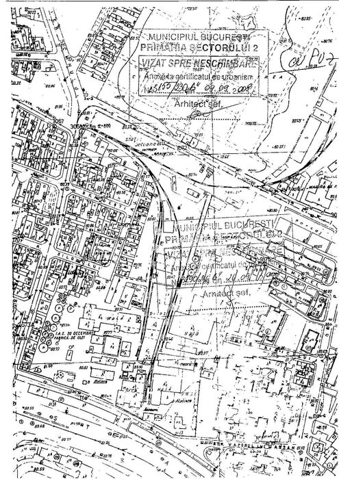 Teren 327m2 pe str. Bradesti 2-4 (langa Lizeanu , sector 2) Cu autorizatie P+3+4 retras ,  Gata sa incepi lucrul.
