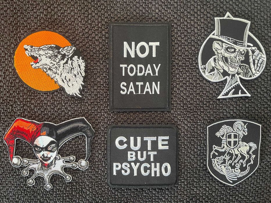 Petic/Patch/Emblema brodat geaca/vesta/etc piele/textil moto/rock/punk