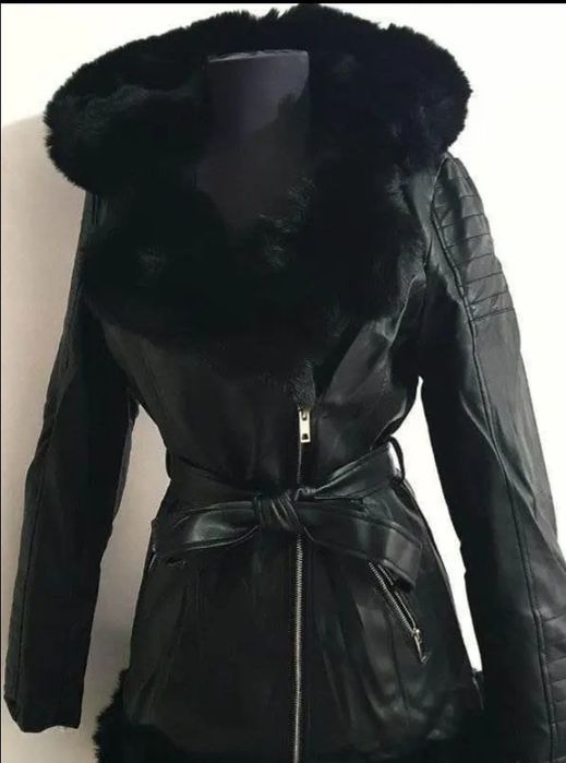 Vând geacă damă din piele ecologică