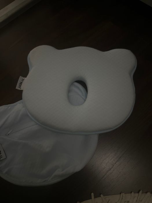 Pătuț bebelus cu sertar și saltea de cocos(lenjerii cadou)