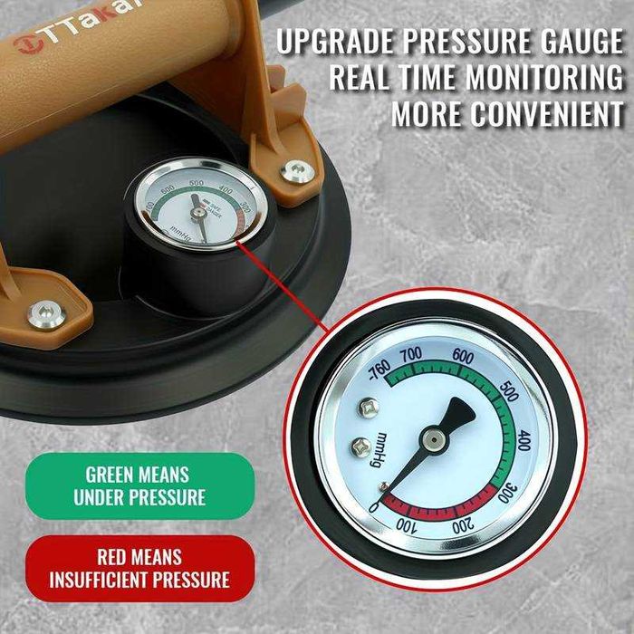 Вендуза за плочки до 250кг / 20см / дърво / стъкло