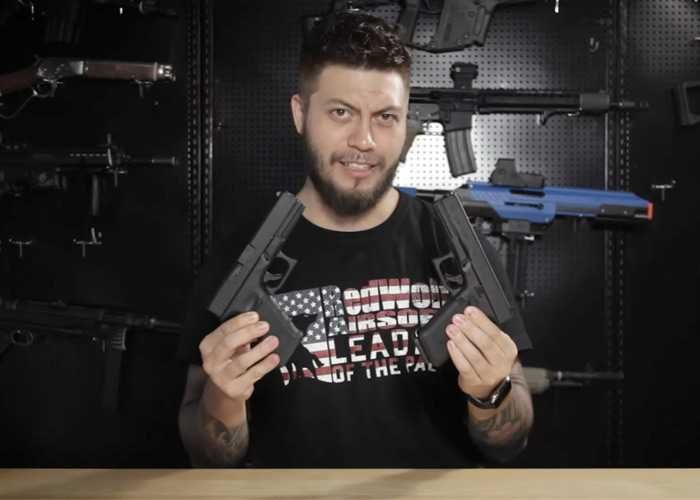 Pistol - LEGAL 23 Jouli - Cu Bile Cauciuc 50MM - FULL METAL Airsoft