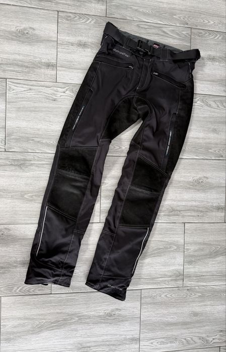 Pantaloni moto piele și textil polo mărime M 48/50