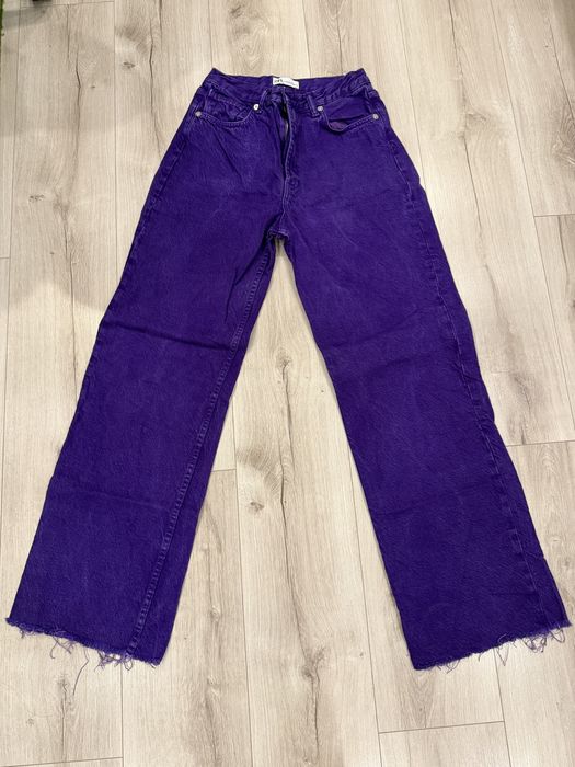 Лилави дънки ZARA