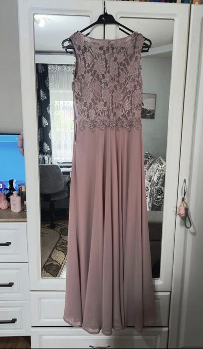 Rochie lungă roz