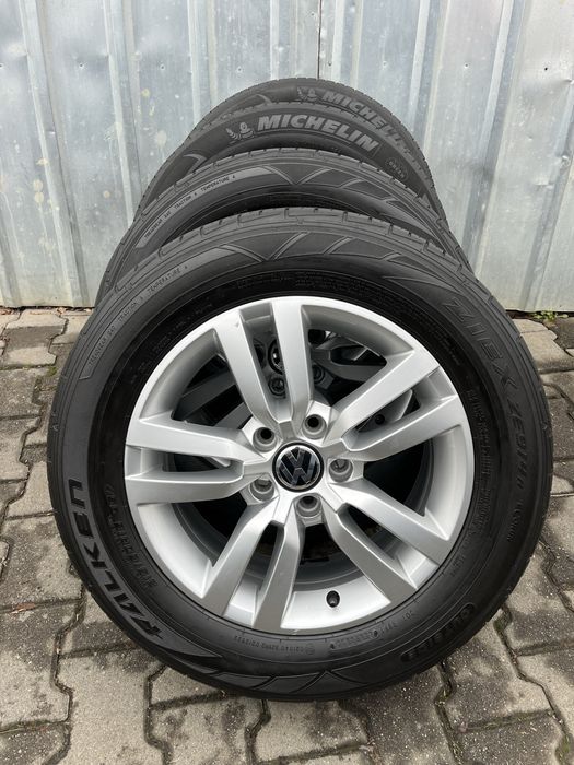 Jante aliaj 5x112mm, anvelope vara 215/60 R16, VW Passat, Tiguan, Sharan, Skoda Yeti, Superb, Audi Q3, Seat Alhambra,