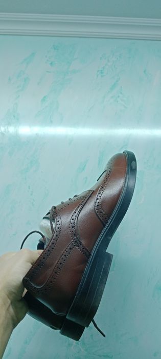 Туфли броуги коричневые