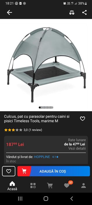 Culcus cu parasolar