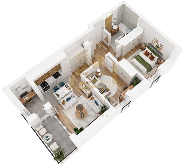 Apartament in bloc Nou de 3 camere - Parcare | Baciu