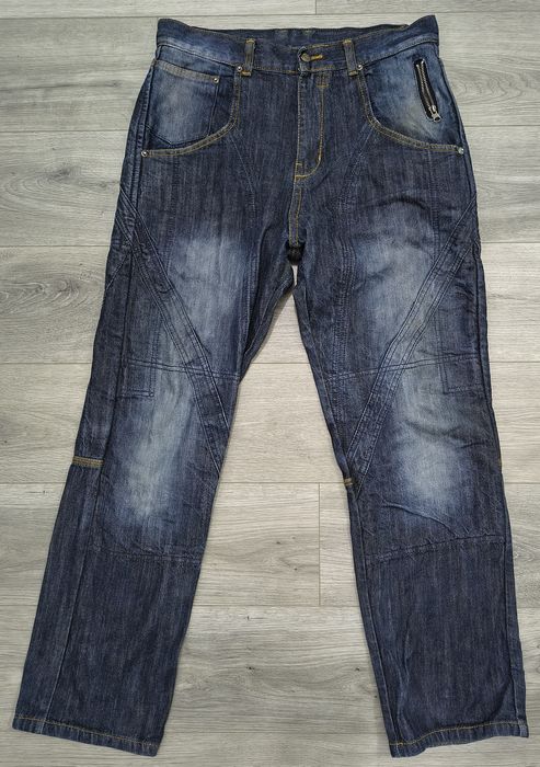 Blugi moto cu Kevlar și protecții, 42