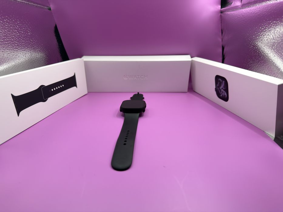 Apple Watch Series 11 (46mm) Jet Black GPS – Factură eMAG + Garanție Depanero, Baterie 100%, Ca Nou