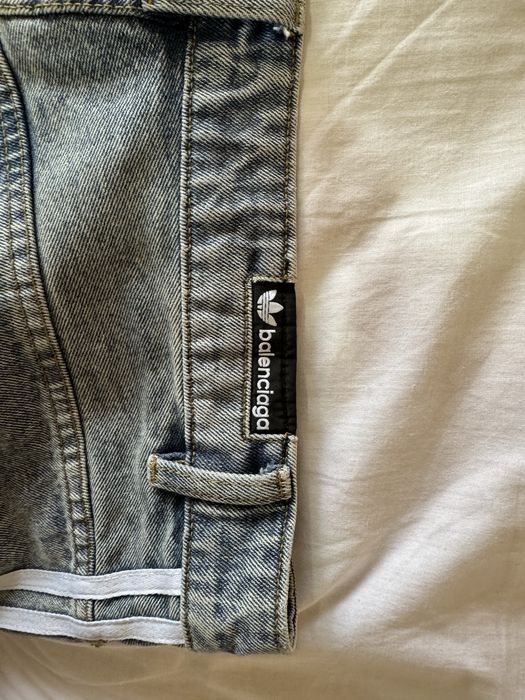 Adidas x Balenciaga stripe jeans