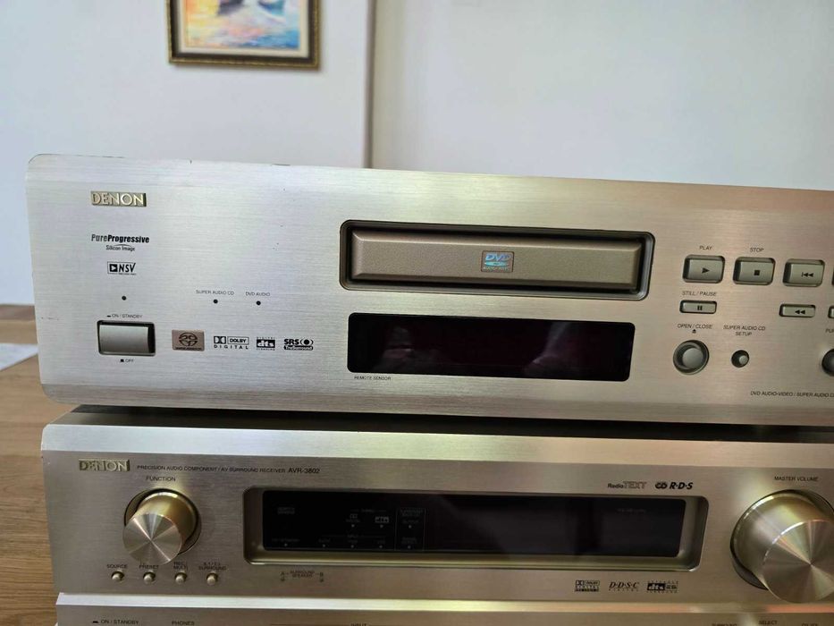 Продавам ресивър DENON AVR - 3802 и плеър SACD DENON - 2900