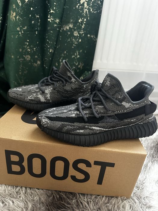 Yeezy 350 v2 black Negru dark salt 40-45
