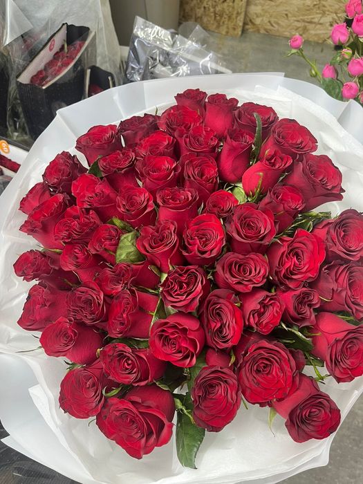Цветы актобе 51 роза