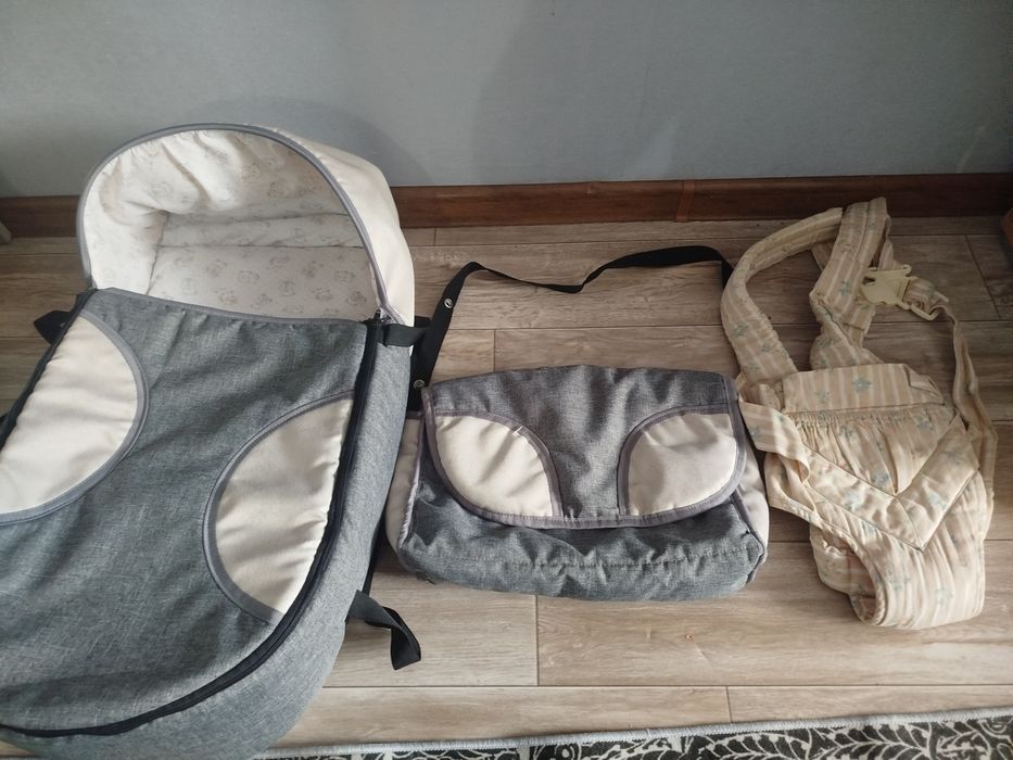Продам комбинезон детский,переноска,сумка и кенгуру