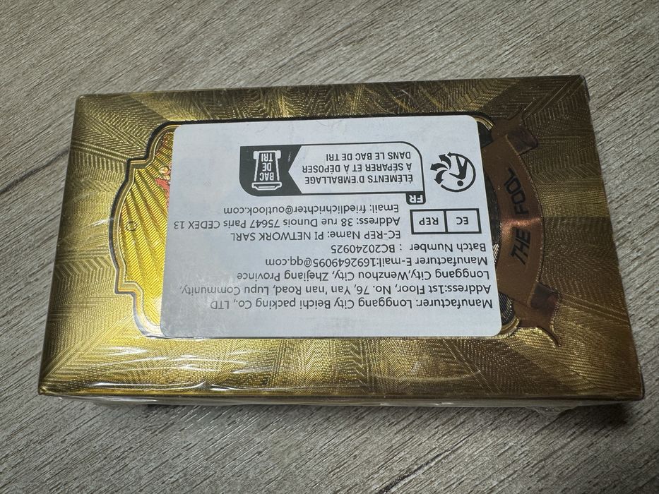 Новая колода таро уэйта, подарочная, золотая, большая, прислали