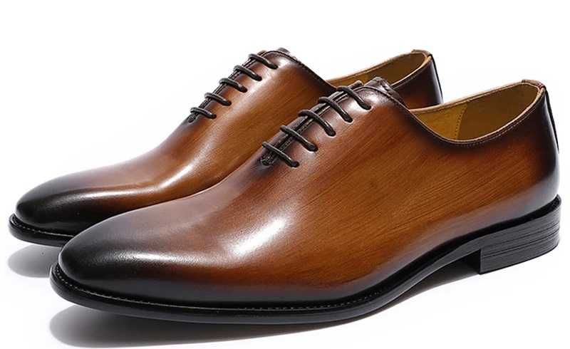 Pantofi piele barbati, lucrati manual