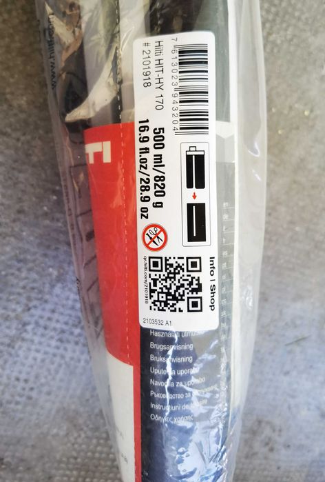 Ancora chimica mortar wurth,hilti