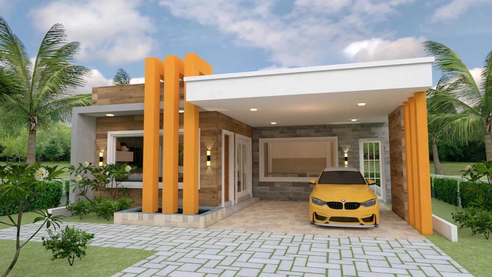 НА ИЗПЛАЩАНЕ - Луксозна сглобяема къща с 3 спални, 180 кв. м