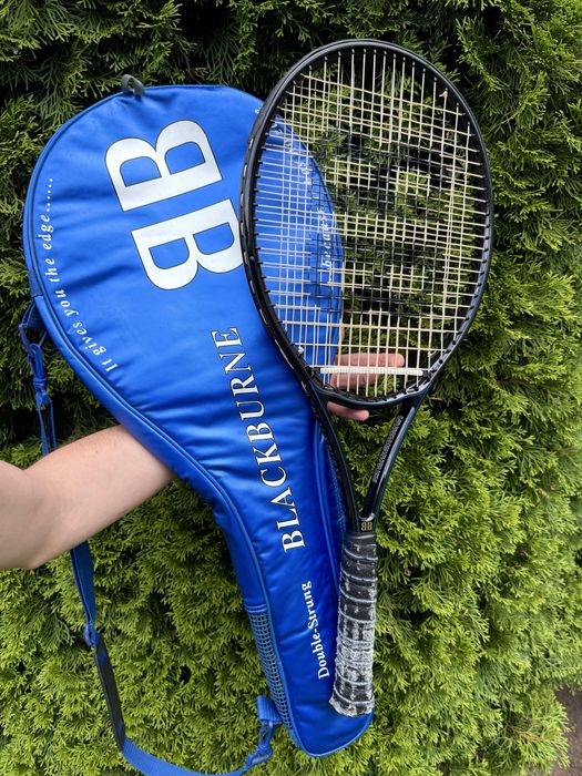 Rachetă tenis RARĂ BlackBurne Double-Strung + Husă Originală