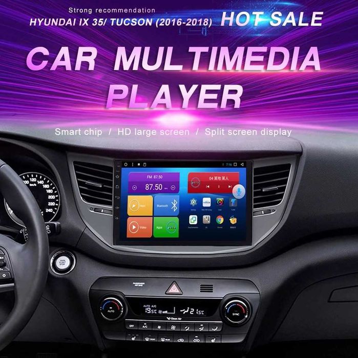 Navigatie Android Hyundai Tucson,Elantra,Accent,Terracan,SANTAFE,GETZ