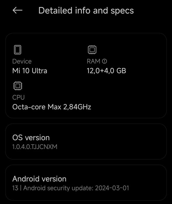 Xiaomi mi 10 ultra 256gb СРОЧНО ТОРГ