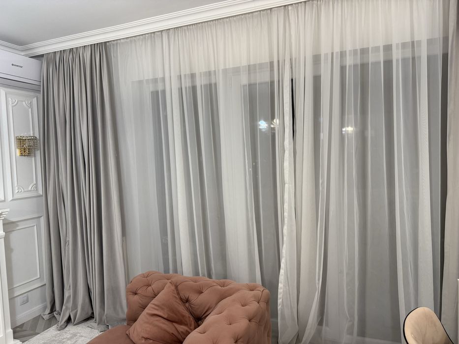 Draperii de catifea +perdea