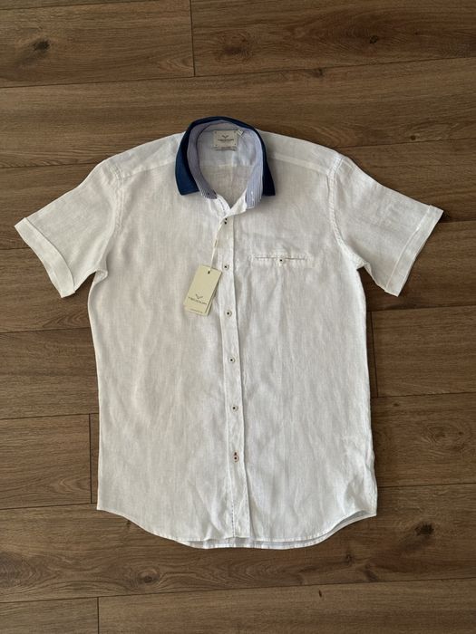 Продавам мъжка ленена риза (S)