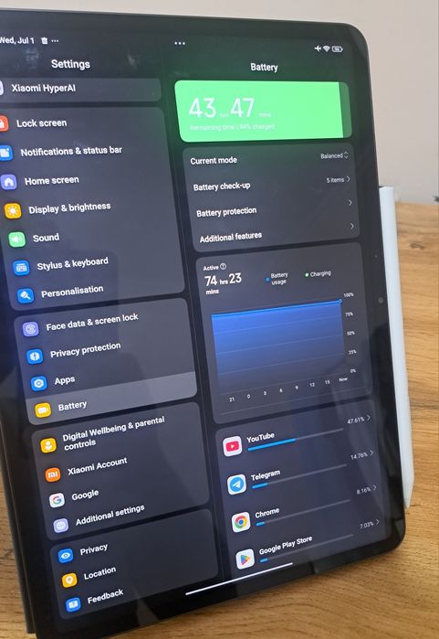 Xiaomi Pad 7 + Stilus (ruchka) + Chexol