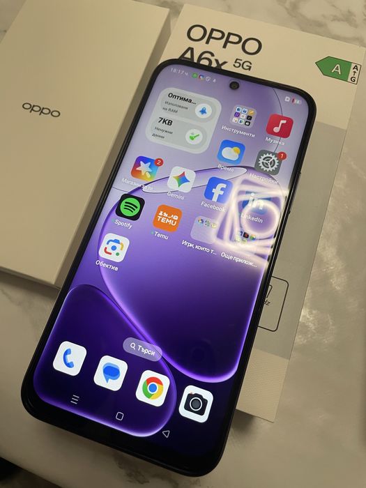 Oppo A6x 5G Black Purple New