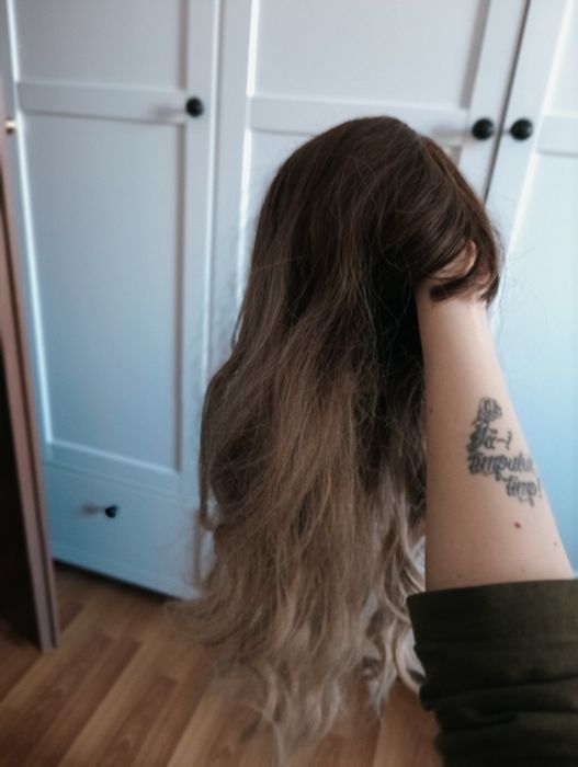 Perucă ombre ondulată