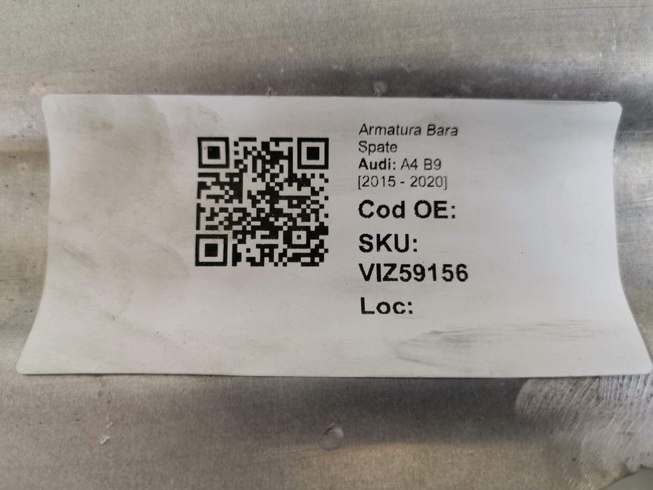 Арматура Задна Броня Ауди А4 Б9 / Audi A4 B9 [ - ] Оригинална В Добро