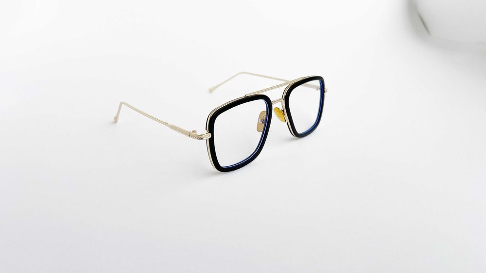 Ochelari Dita Flight - Rama maro Lentile transparente