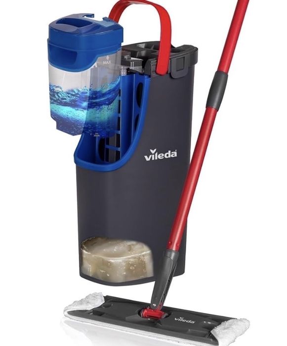 Sistem de mop pentru podele plate Vileda H2PrO