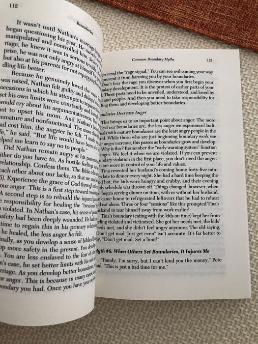 Книга на английском, Boundaries