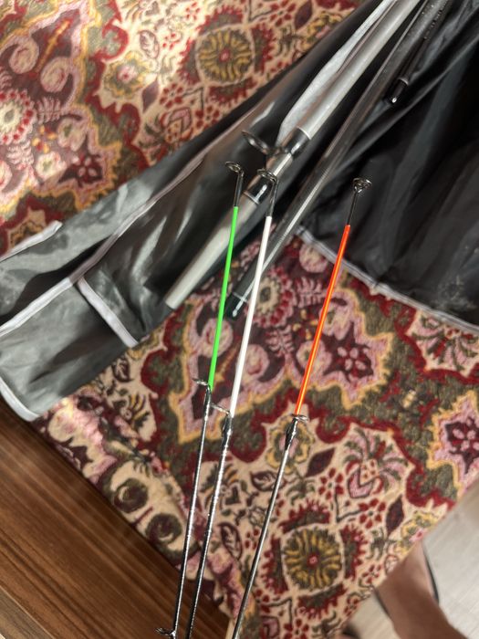 Фидер въдица, макара и моновлакно.