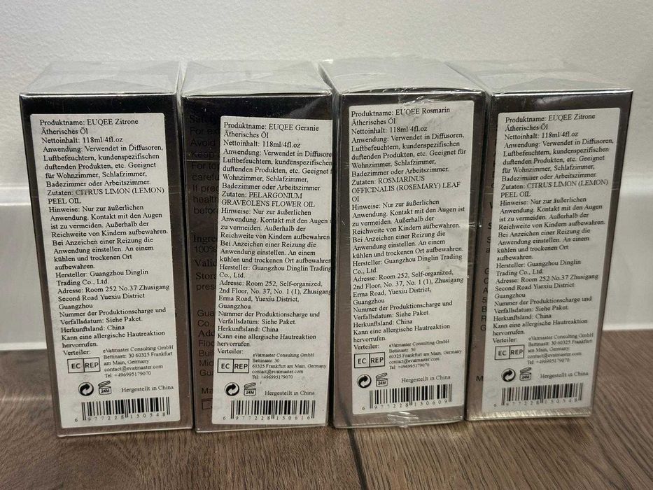 Set Uleiuri Esențiale EUQEE 6x118ml | Sigilate | Stoc Limitat