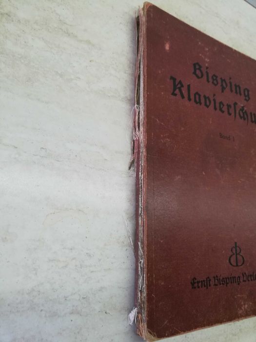 Стар немски учебник по пиано  1900