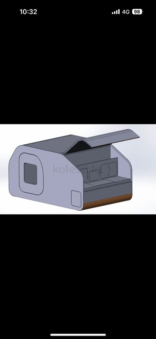 Прицеп Автодом -Чертёж для Раскроя