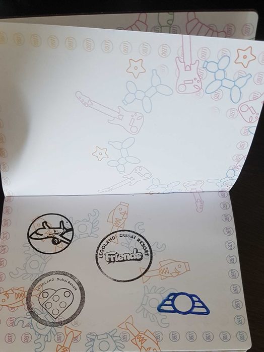 Паспорт LEGO из legoland