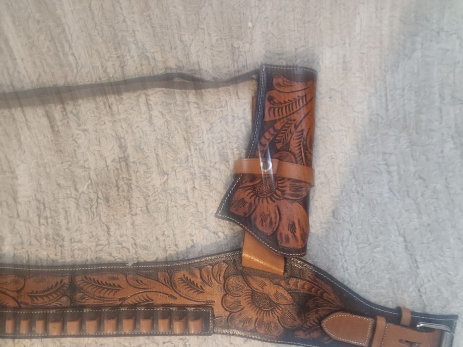 Curea pistolar piele naturala noua nefolosita