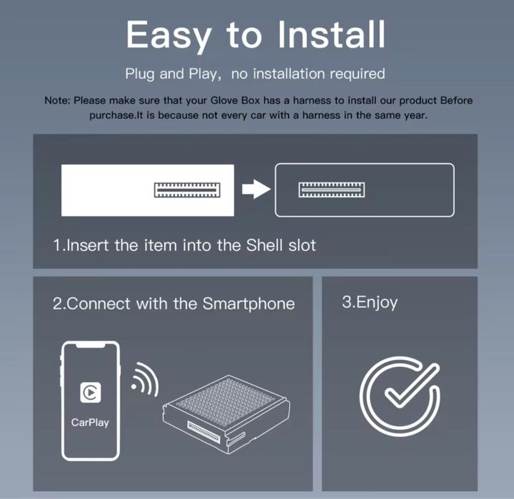 Plug-in CarPlay модул за Mercedes – лесен монтаж NTG 4.5/4.7