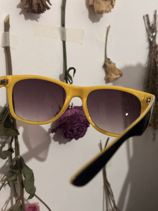 Желтые очки ray ban